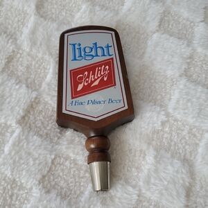 Old New Schlitz Light Beer Tap Handle
